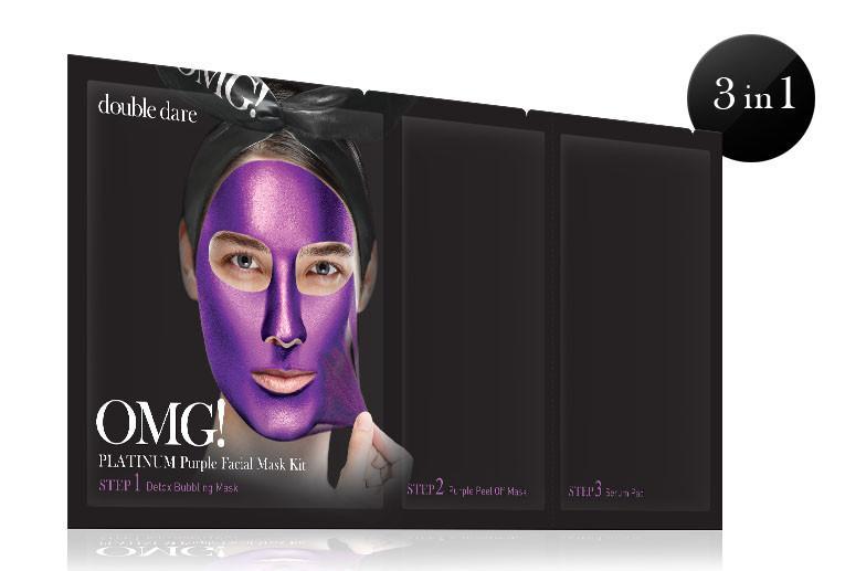 double dare platinum purple facial mask