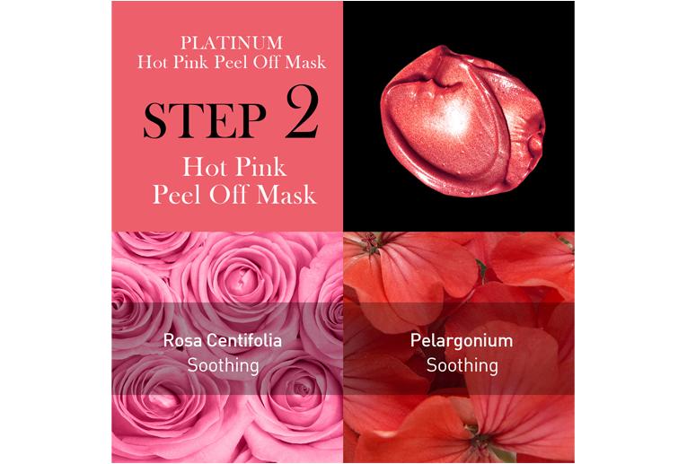 Platinum Hot Pink Facial Mask Kit