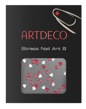 Strass Nail Art #8 hearts