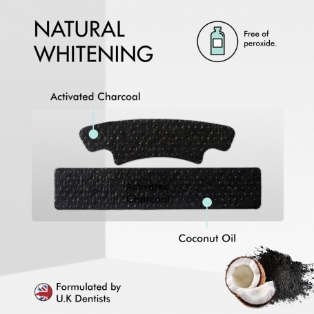 Activated Charcoal & coconut oil Teeth Whitening strips