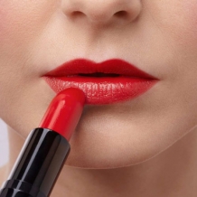Perfet color lipstick poppy red make up