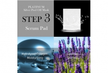 Platinum silver facial mask kit