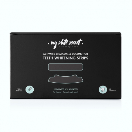 Activated Charcoal & coconut oil Teeth Whitening strips